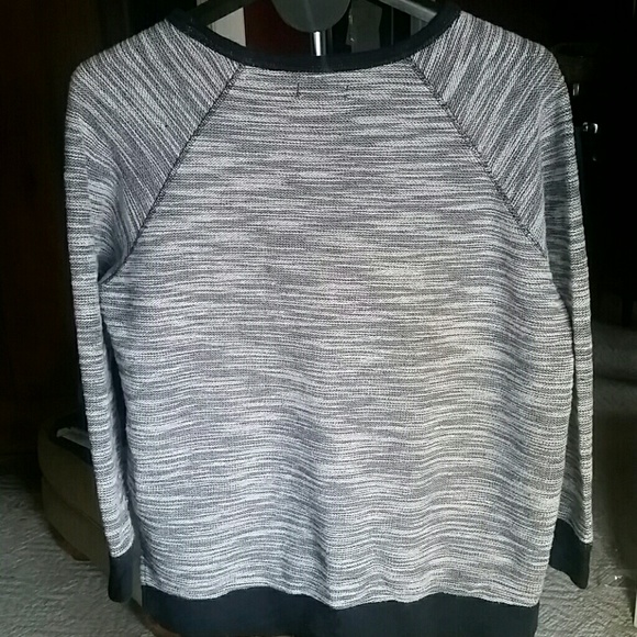 Sweater, Per Se, black & white, size 2X, EUC - Picture 2 of 4